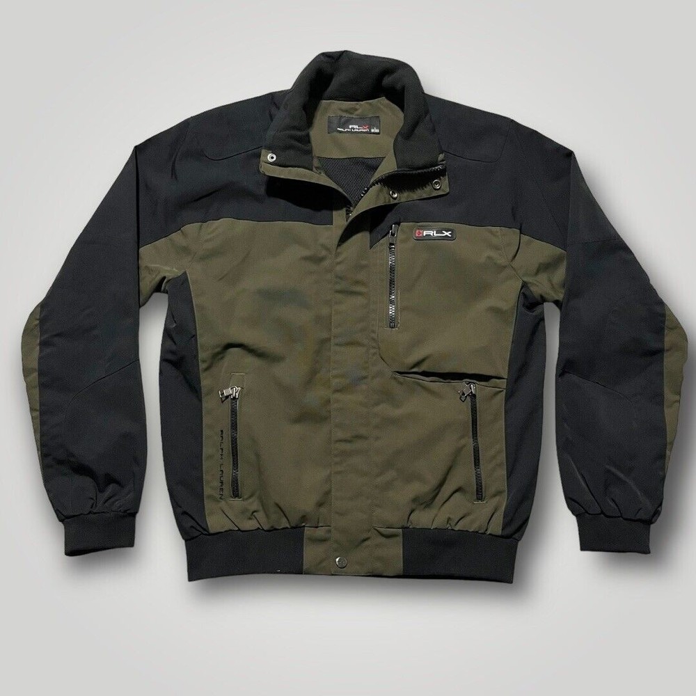 Polo by Ralph Lauren Black and Olive Performance Jacket